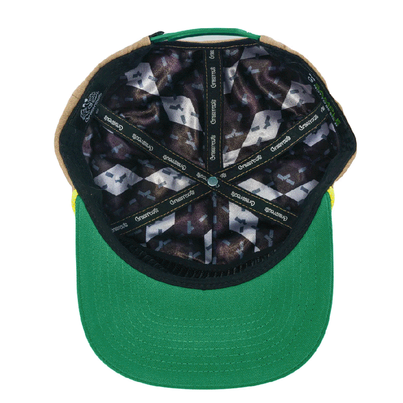 Grassroots - Bogey Bear Tan Unstructured Snapback Hat - Large/XL - The Cave