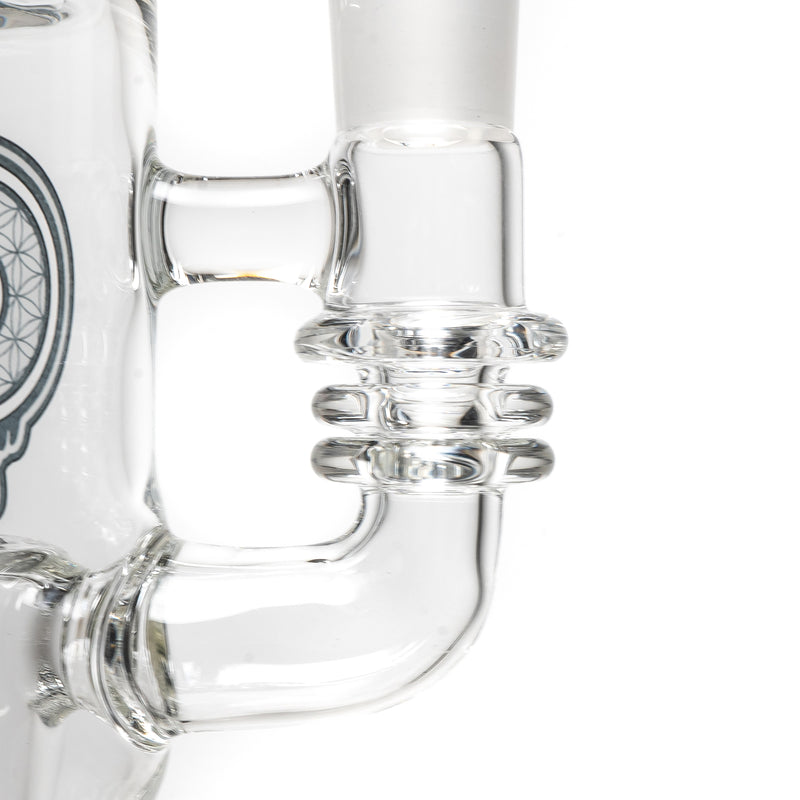 C2 Custom Creations - Fixed Shower Triple Ratchet Bubbler - 50mm - White Seed Label - The Cave