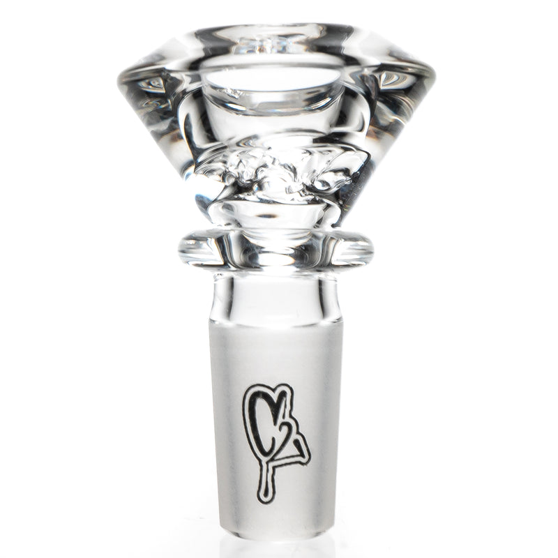 C2 Custom Creations - Double Ratchet Bubbler - 65mm - White Seed Label - The Cave