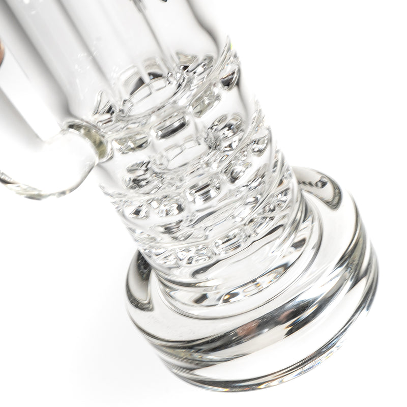 C2 Custom Creations - Triple Ratchet Bubbler - 45mm - White Seed Label - The Cave