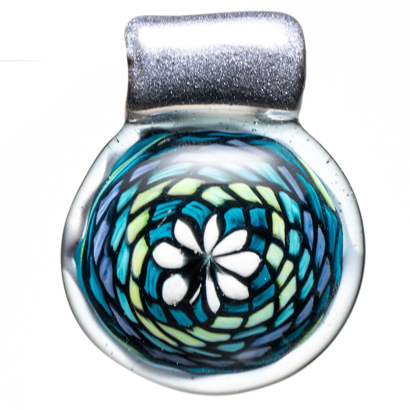 Bobby Ingram - Fillacello Pendant - Blue, Green & Steel Wool - The Cave