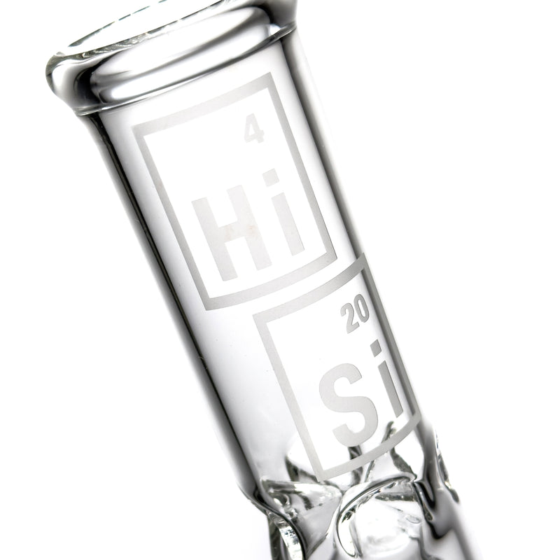 HiSi Glass - 16" - Jr. Double Geyser Perc Beaker - The Cave