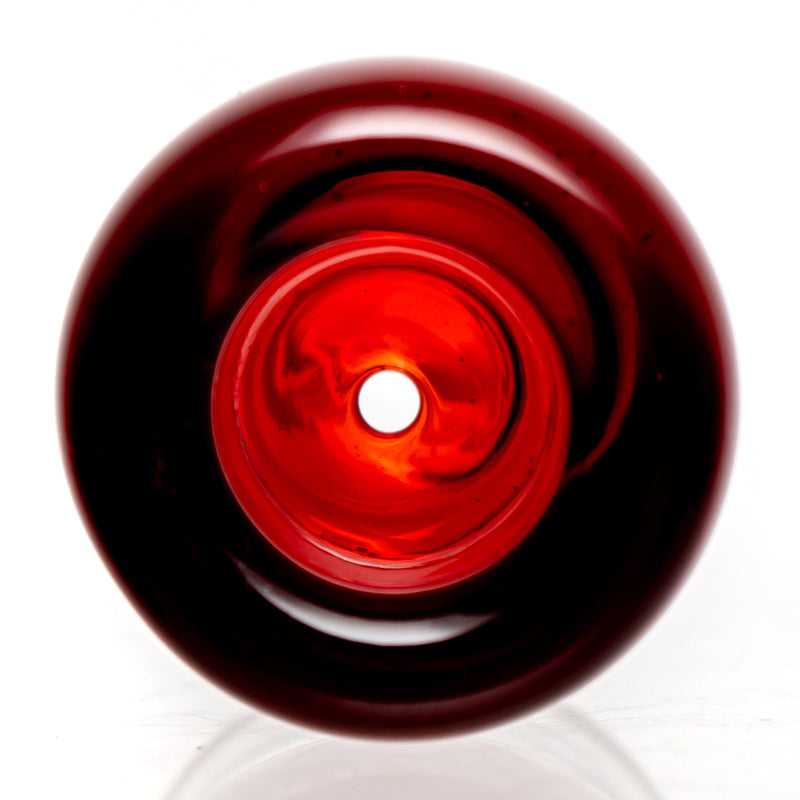 Hitwell Glass - Push Bowl Slide - 18mm - Pomegranate - The Cave