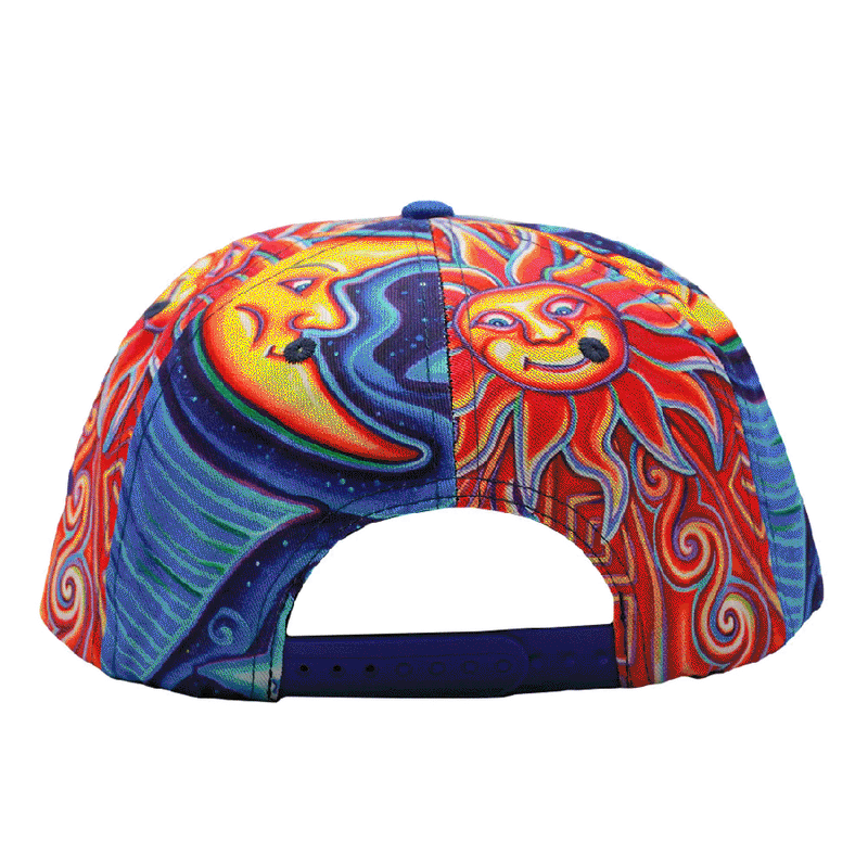 Grassroots - John Speaker Bicycle Day Allover Snapback Hat - Large/XL - The Cave