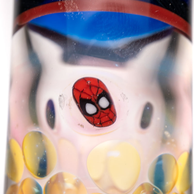 Nes Glass - Custom Reversal Millie Tube - Spider-Man - The Cave