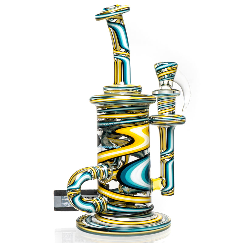 ROOR.US - Single Loop Recycler - Yellow & Blue Linework - The Cave