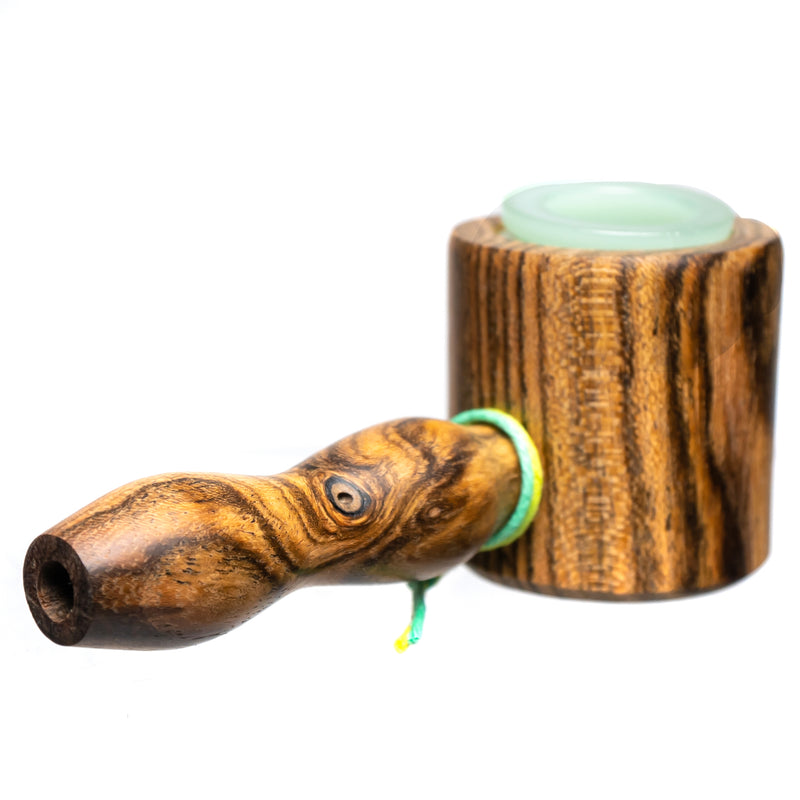 Steve's Dank Pipes - Cob Pipe - Brazilian Bocote - Mint Bowl - The Cave