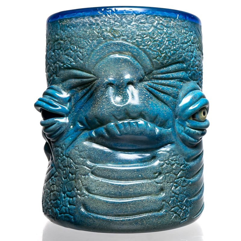 Salt - Faces Cup - Peacock Chameleon w/ Brilliant Blue - The Cave