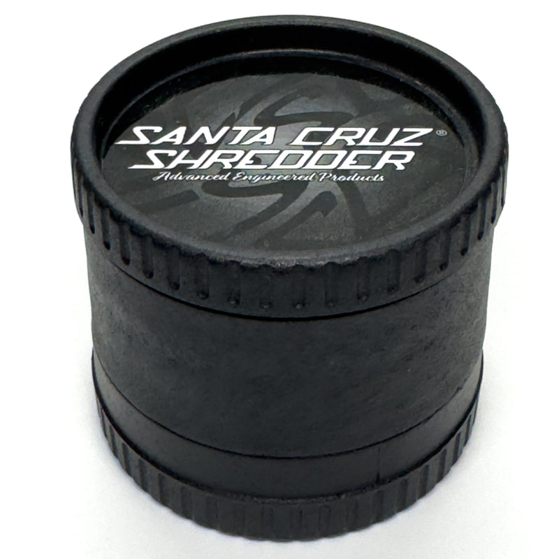 Santa Cruz Shredder - Hemp Grinder - 3 Piece - Black - The Cave