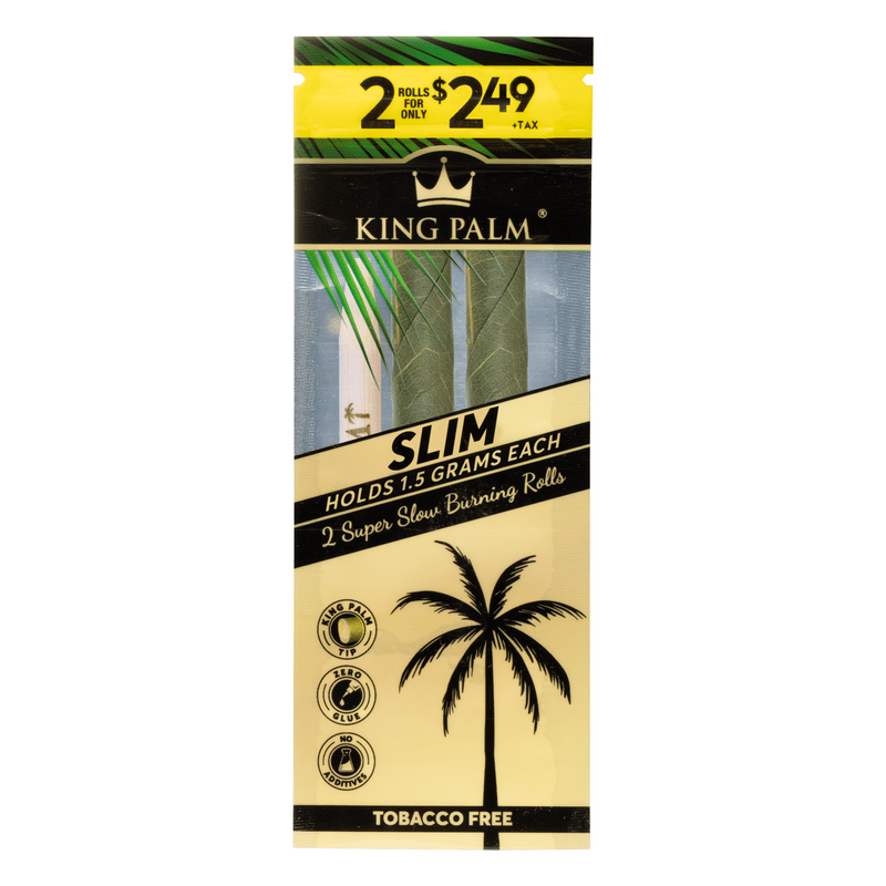 King Palm - Slim Rolls - 2 Pack - The Cave