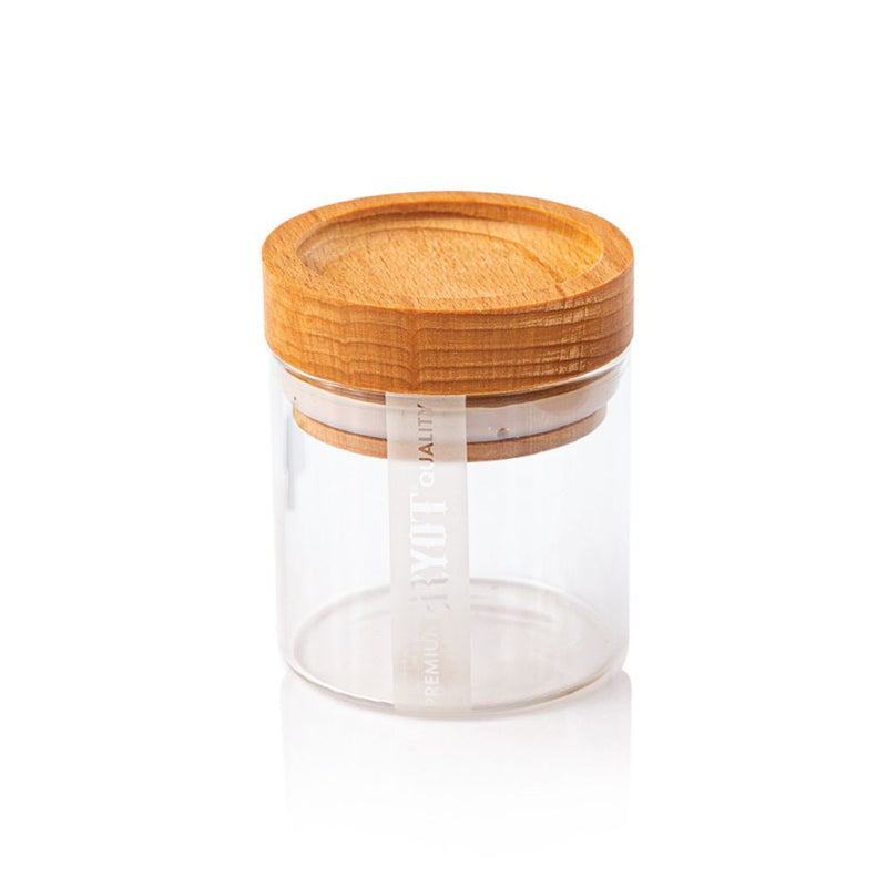 RYOT - Glass Jar w/ Tray Lid - Bamboo - The Cave