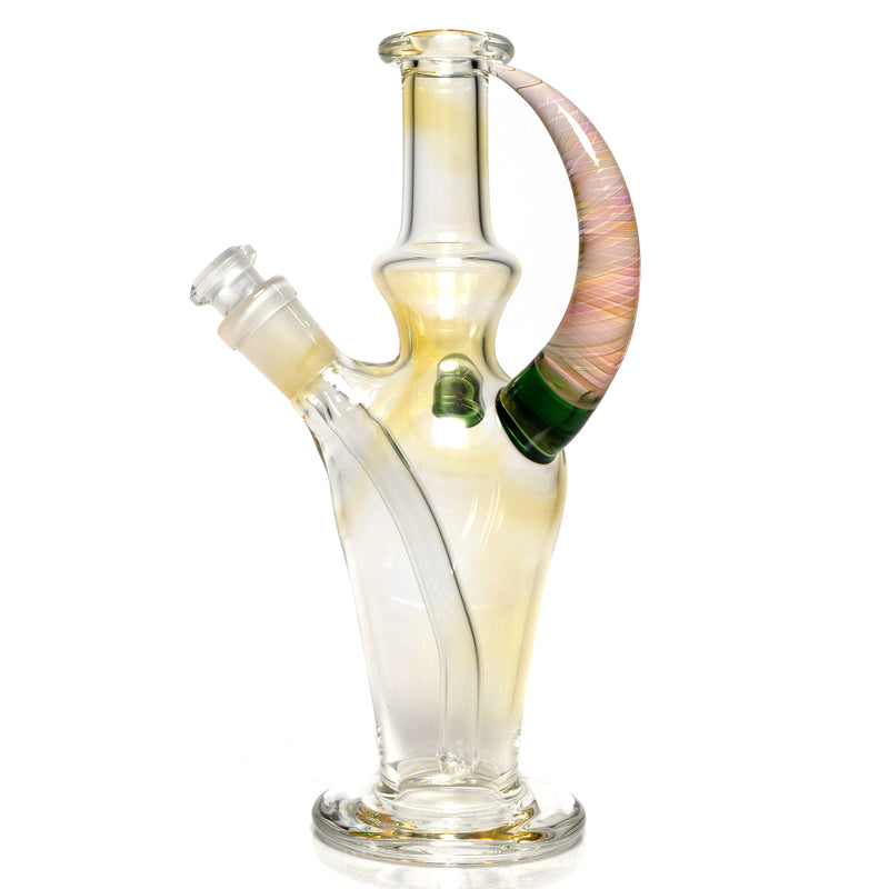 Brando - 10mm Fumed Mini Tube - Green - Red & Blue Wag Millie - The Cave