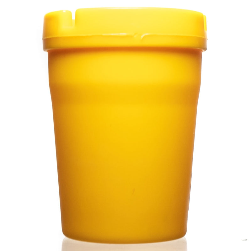 Butt Bucket - Car Cup Holder Ashtray - Jumbo - Yellow - The Cave