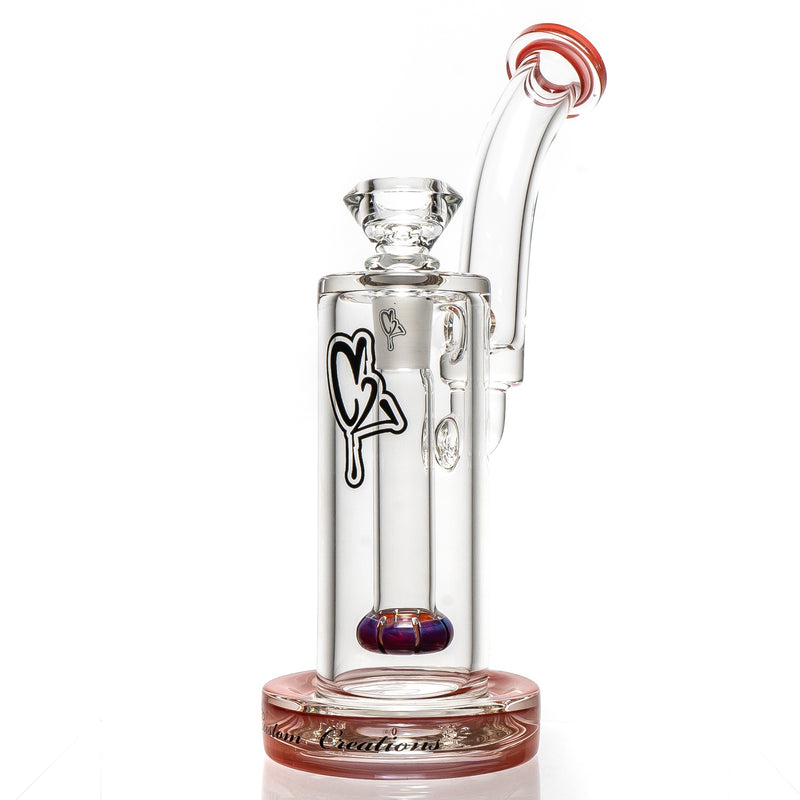 C2 Custom Creations - Circ Bubbler - 50mm - Red Satin Accents - The Cave