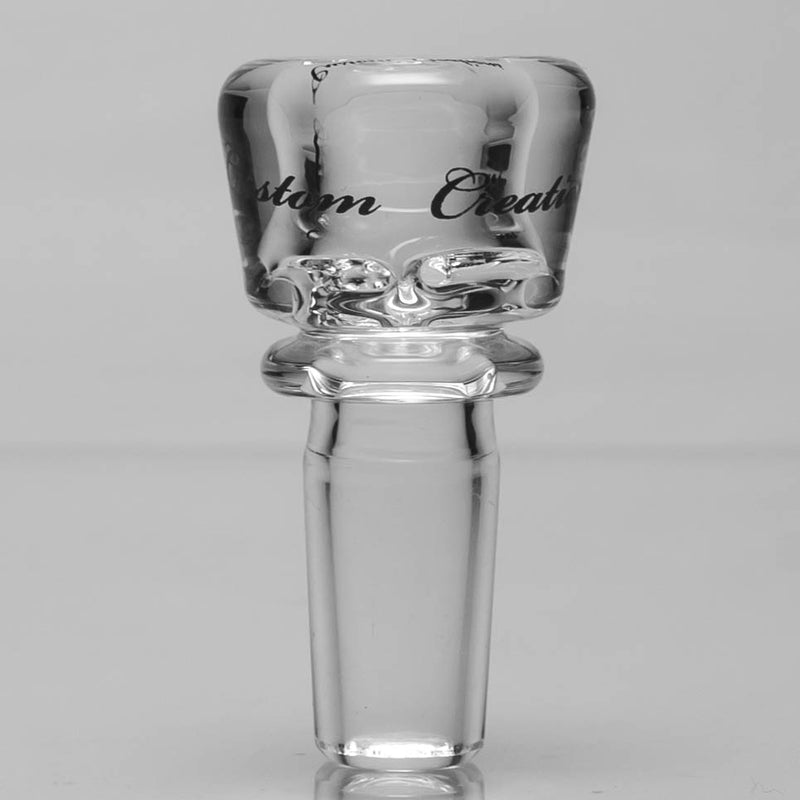C2 Custom Creations - Triple Ratchet Bubbler - 50mm - White Seed Label - The Cave