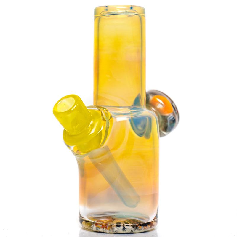 Crunklestein - Tiny Tube - Silver Fumed w/ Lemon Drop - The Cave