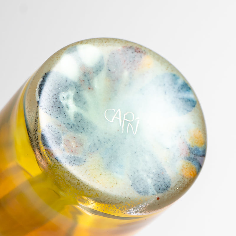 Crunklestein - Tiny Tube - Silver Fumed w/ Lemon Drop - The Cave