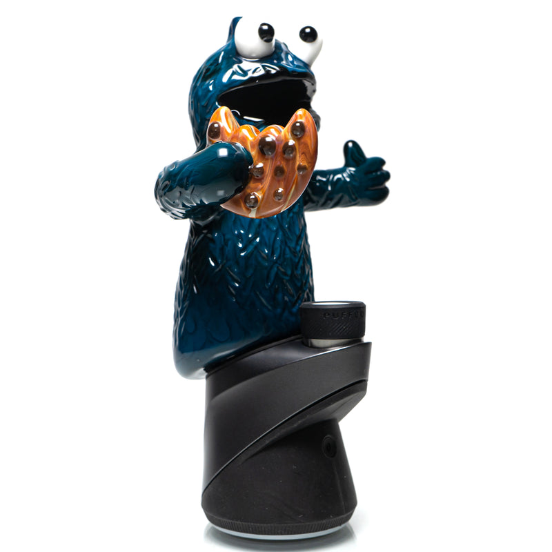 Daniels Glass Art - Sculpted Puffco Peak Top - Cookie Monster - The Cave