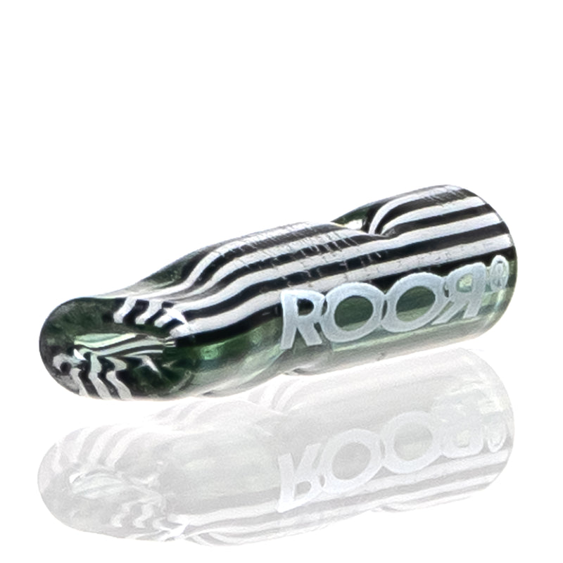 ROOR - Custom Tips - Flat Tip - Green Sparkle & Jailhouse Linework