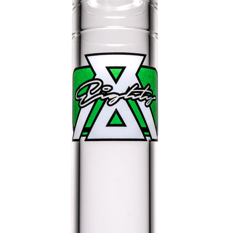 Moltn Glass - Eighty - Double Tree Perc - Green Sig. - The Cave