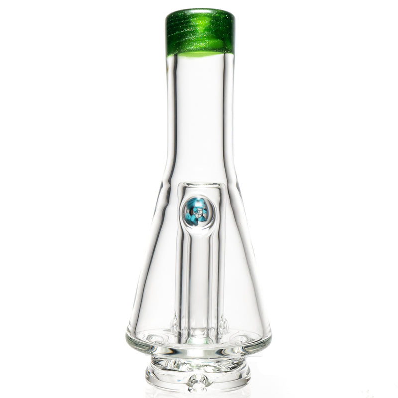 Nes Glass - Puffco Peak Top - Green Stardust w/ Squirtle Millie - The Cave