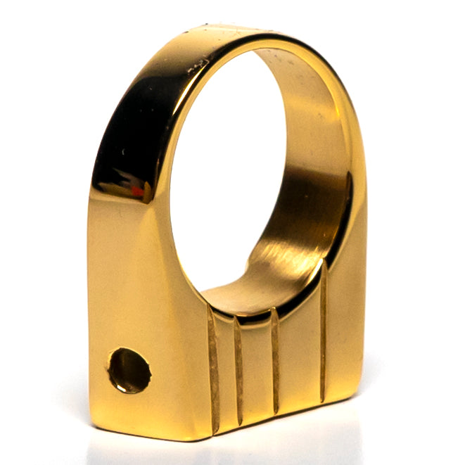 RAW - Gold Smoker Ring - Size 9 - The Cave
