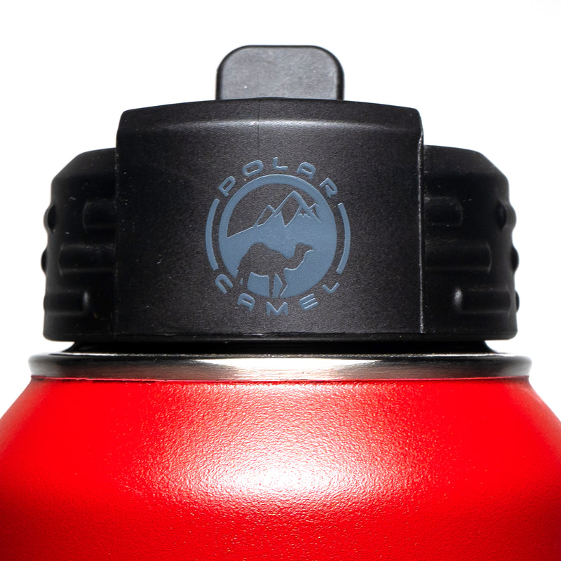 ROOR - 32oz Engraved Logo Water Bottle - Red - The Cave