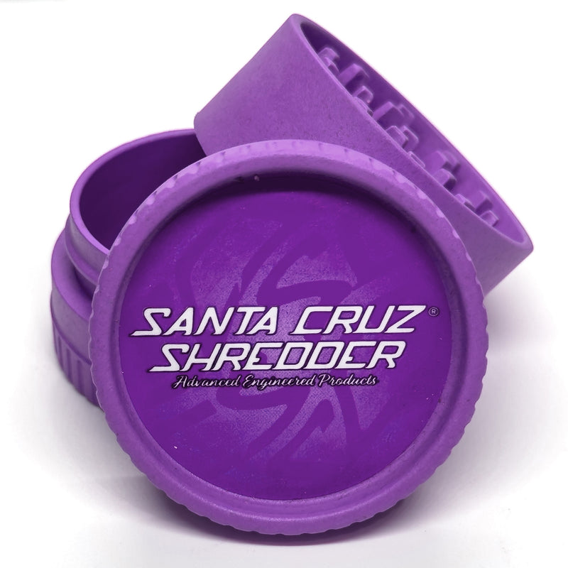Santa Cruz Shredder - Hemp Grinder - 3 Piece - Purple - The Cave