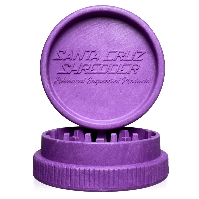 Santa Cruz Shredder - Hemp Grinder - 2 Piece - Purple - The Cave