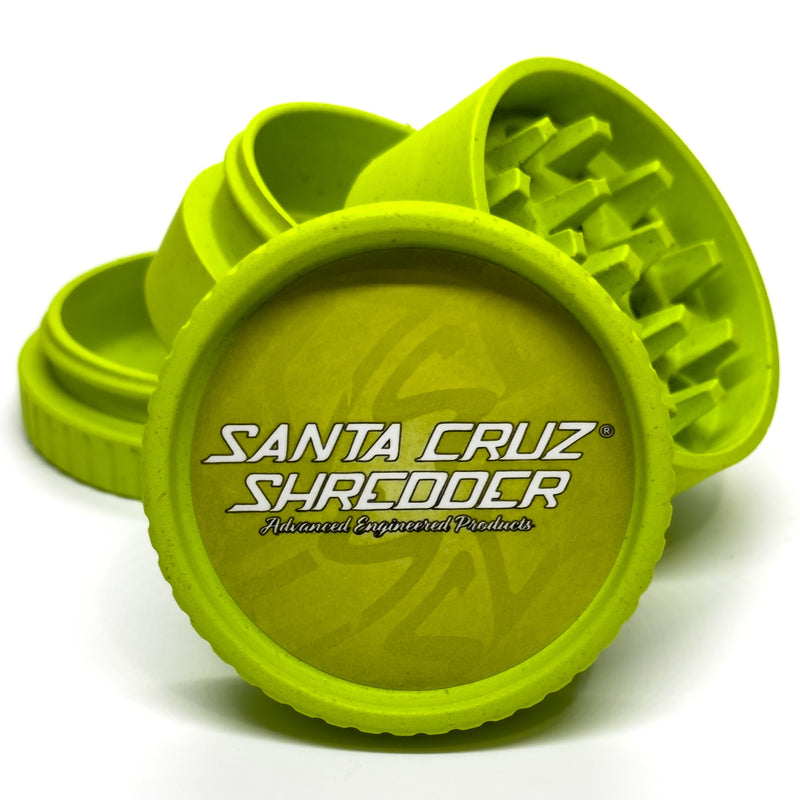 Santa Cruz Shredder - Hemp Grinder - 4 Piece - Lime Green - The Cave