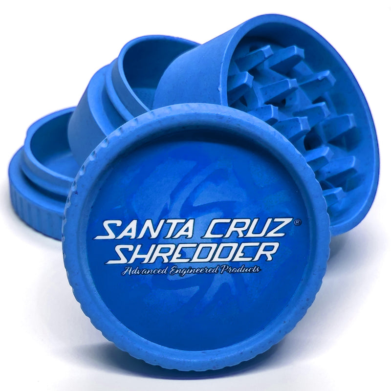 Santa Cruz Shredder - Hemp Grinder - 4 Piece - Blue - The Cave