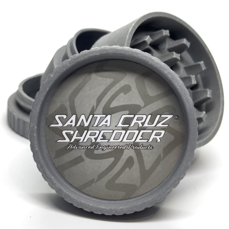 Santa Cruz Shredder - Hemp Grinder - 4 Piece - Grey - The Cave