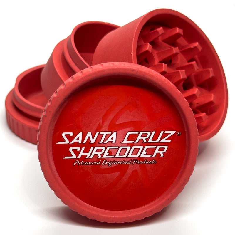 Santa Cruz Shredder - Hemp Grinder - 4 Piece - Red - The Cave