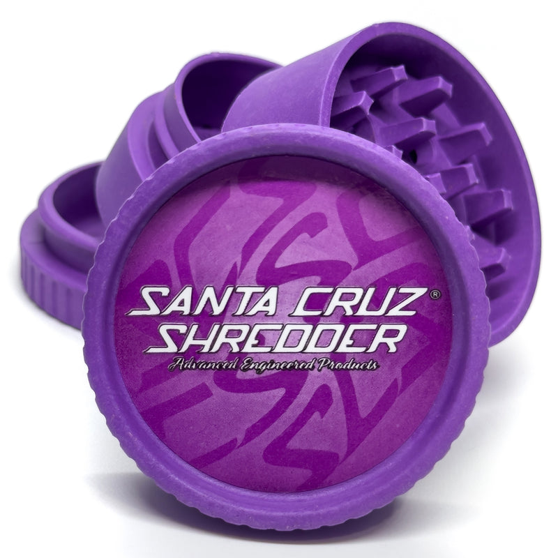 Santa Cruz Shredder - Hemp Grinder - 4 Piece - Purple - The Cave