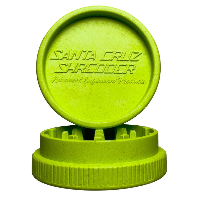 Santa Cruz Shredder - Hemp Grinder - 2 Piece - Lime Green - The Cave