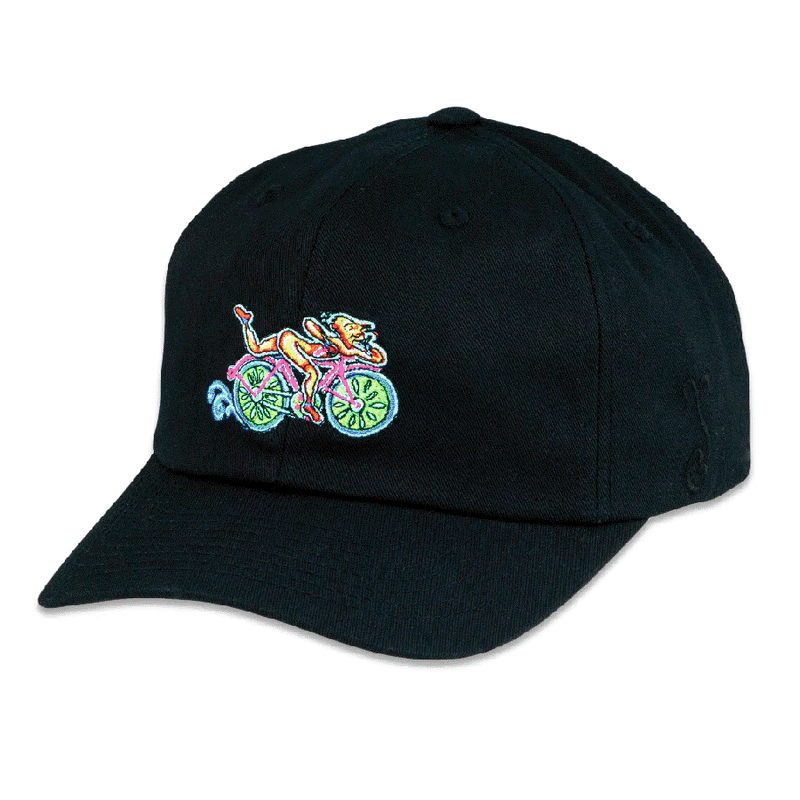 Grassroots - John Speaker Bicycle Day Black Dad Hat - OSFM - The Cave