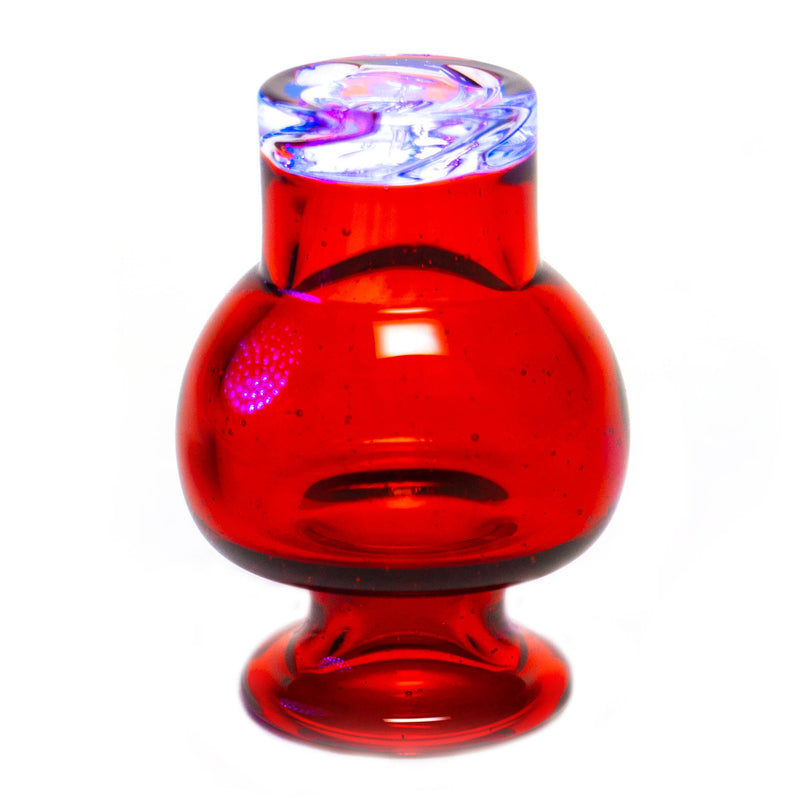 Terroir - 3 Hole Spinner Cap - Pomegranate w/ UV Blue V - The Cave