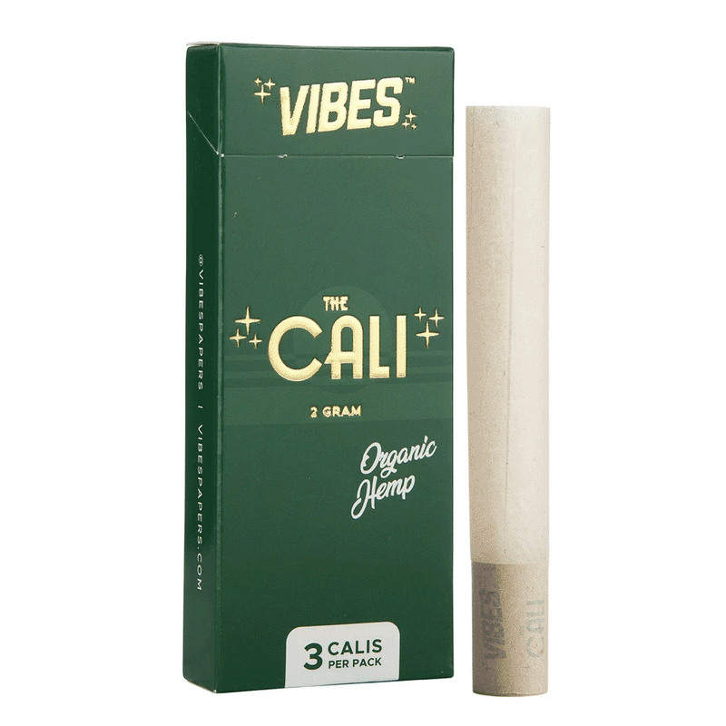 Vibes - The Cali - Organic Hemp - 3 Cones - 2 Gram - 8 Pack Box - The Cave