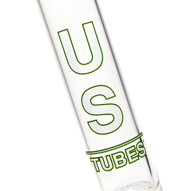US Tubes - 14" Beaker 50x5 - Constriction - Green Vertical Label - The Cave
