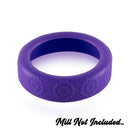 Flower Mill - 2.5" Silicone Mill Grip - Purple - The Cave