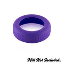Flower Mill - 2" Silicone Mill Grip - Purple - The Cave