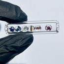 Steve H - Glass Tip - Pearls - 6 pearl - Dancing Bears - 13mm