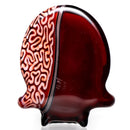 AKM - Split Skull Pendant - Kandy Apple Red/Ghost & Braintech - The Cave