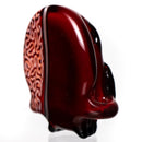 AKM - Split Skull Pendant - Kandy Apple Red/Ghost & Braintech - The Cave