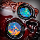 AKM - Split Skull Pendant - Kandy Apple Red/Ghost & Braintech - The Cave