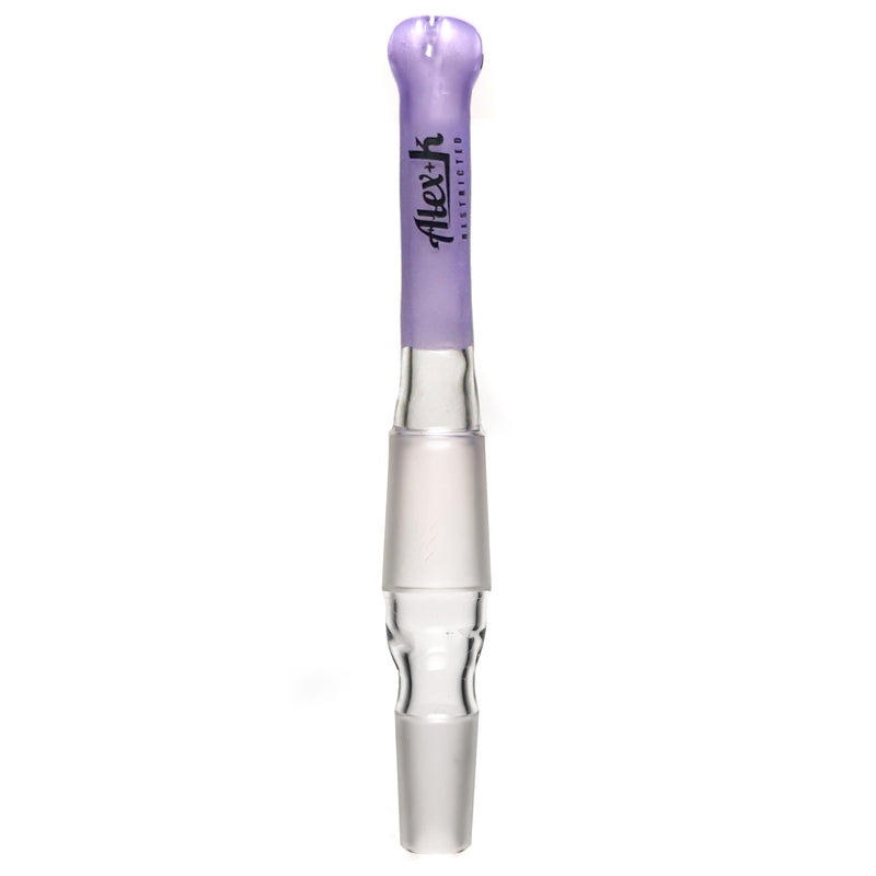 Alex K - Downstem - Restricted 7 Slit - 18/14 Male - Wysteria 3.5" - The Cave