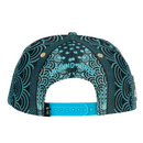 Grassroots - Android Jones Tiger Swallowtail V2 Woven Blue Snapback - Large/XL - The Cave