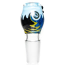 Ben Wilson - Push Screen Slide - 18mm - Blues, Yellow & Black Wag - The Cave