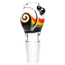 Ben Wilson - Push Screen Slide - 18mm - Black & White Rasta Reversal - The Cave