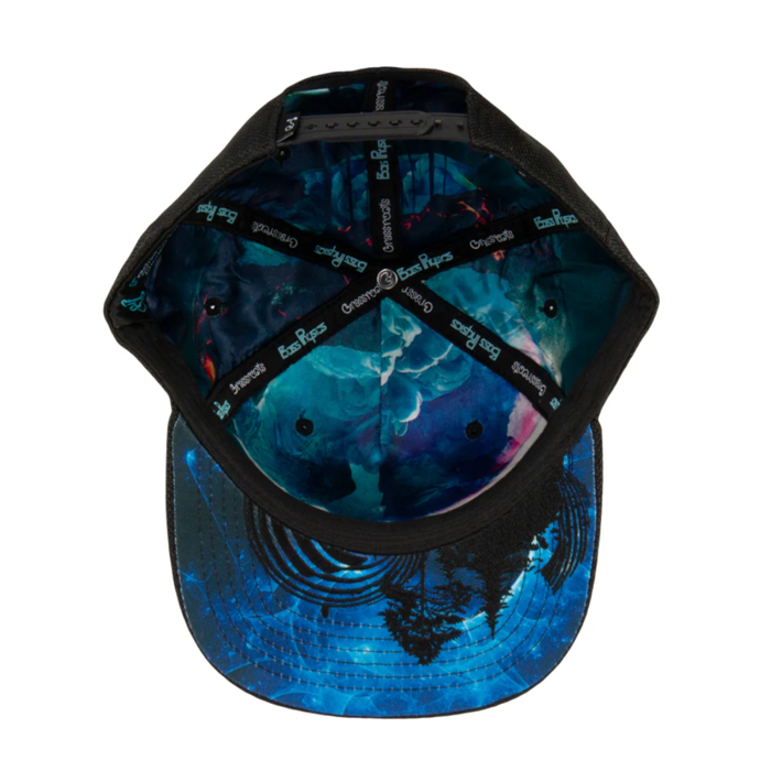 Grassroots - Bass Physics Butterfly Black Snapback Hat - Large/XL - The Cave